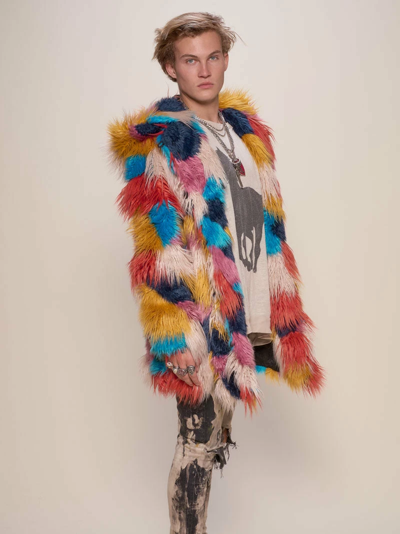 SpiritHoods LLC Butterfly Hooded Faux Fur Coat | Men's NIGHT TIME STYLE 4 SpiritHoods LLC Butterfly Hooded Faux Fur Coat | Men's NIGHT TIME STYLE