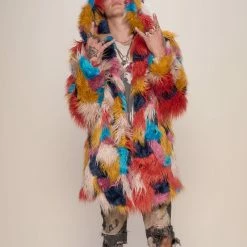 SpiritHoods LLC Butterfly Hooded Faux Fur Coat | Men's NIGHT TIME STYLE 11 SpiritHoods LLC Butterfly Hooded Faux Fur Coat | Men's NIGHT TIME STYLE