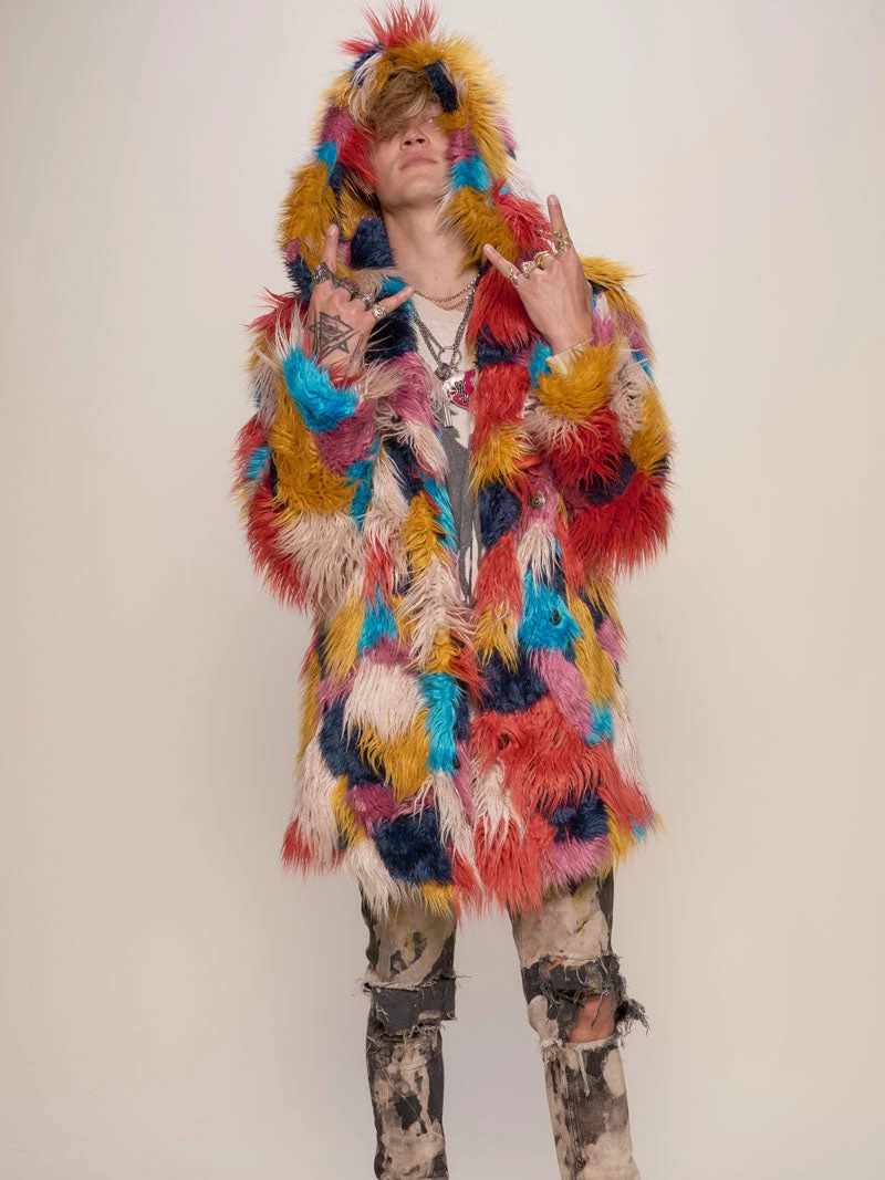 SpiritHoods LLC Butterfly Hooded Faux Fur Coat | Men's NIGHT TIME STYLE 5 SpiritHoods LLC Butterfly Hooded Faux Fur Coat | Men's NIGHT TIME STYLE