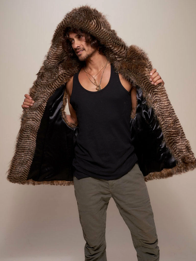 SpiritHoods LLC DAY TIME STYLE Nighthawk Hooded Faux Fur Vest | Men's 6 SpiritHoods LLC DAY TIME STYLE Nighthawk Hooded Faux Fur Vest | Men's