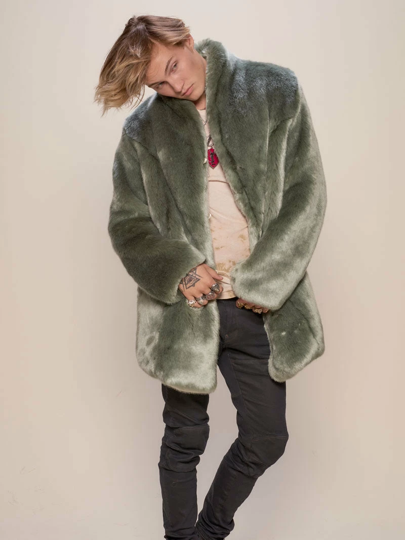 SpiritHoods LLC FESTIVAL SALE Hummingbird Luxe Collared Faux Fur Coat | Men's 7 SpiritHoods LLC FESTIVAL SALE Hummingbird Luxe Collared Faux Fur Coat | Men's