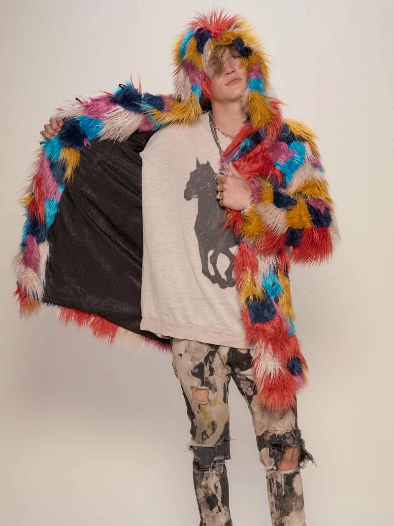 SpiritHoods LLC Butterfly Hooded Faux Fur Coat | Men's NIGHT TIME STYLE 6 SpiritHoods LLC Butterfly Hooded Faux Fur Coat | Men's NIGHT TIME STYLE