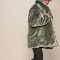 SpiritHoods LLC FESTIVAL SALE Hummingbird Luxe Collared Faux Fur Coat | Men's 13 SpiritHoods LLC FESTIVAL SALE Hummingbird Luxe Collared Faux Fur Coat | Men's