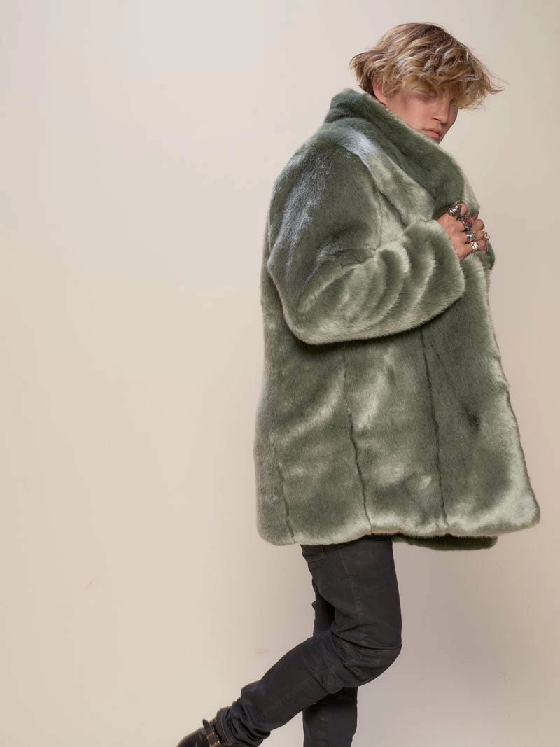 SpiritHoods LLC FESTIVAL SALE Hummingbird Luxe Collared Faux Fur Coat | Men's 6 SpiritHoods LLC FESTIVAL SALE Hummingbird Luxe Collared Faux Fur Coat | Men's