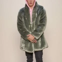 SpiritHoods LLC FESTIVAL SALE Hummingbird Luxe Collared Faux Fur Coat | Men's 12 SpiritHoods LLC FESTIVAL SALE Hummingbird Luxe Collared Faux Fur Coat | Men's