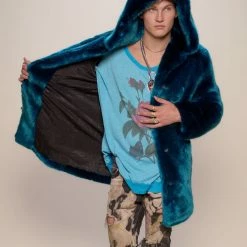 SpiritHoods LLC Royal Wolf Luxe Classic Faux Fur Coat | Men's NIGHT TIME STYLE 13 SpiritHoods LLC Royal Wolf Luxe Classic Faux Fur Coat | Men's NIGHT TIME STYLE