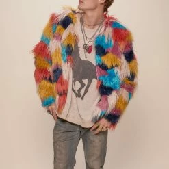 SpiritHoods Butterfly Faux Fur Bomber Jacket | Men's COMING SOON