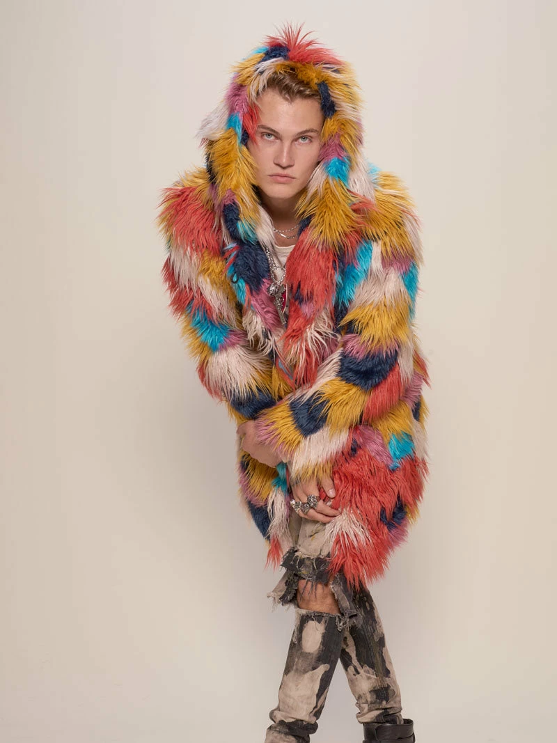 SpiritHoods LLC Butterfly Hooded Faux Fur Coat | Men's NIGHT TIME STYLE 7 SpiritHoods LLC Butterfly Hooded Faux Fur Coat | Men's NIGHT TIME STYLE