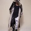 SpiritHoods LLC Grey Wolf Classic Faux Fur Robe | Men's