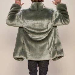 SpiritHoods LLC FESTIVAL SALE Hummingbird Luxe Collared Faux Fur Coat | Men's 10 SpiritHoods LLC FESTIVAL SALE Hummingbird Luxe Collared Faux Fur Coat | Men's