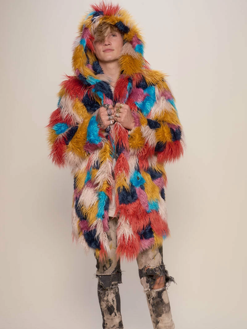 SpiritHoods LLC Butterfly Hooded Faux Fur Coat | Men's NIGHT TIME STYLE 3 SpiritHoods LLC Butterfly Hooded Faux Fur Coat | Men's NIGHT TIME STYLE