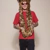 SpiritHoods LLC DAY TIME STYLE Javan Leopard Faux Fur Hood | Men's