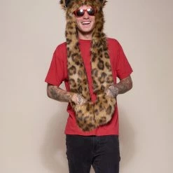 SpiritHoods LLC DAY TIME STYLE Javan Leopard Faux Fur Hood | Men's