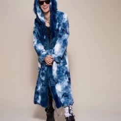 SpiritHoods LLC NIGHT TIME STYLE Water Wolf Classic Faux Fur Style Robe | Men's