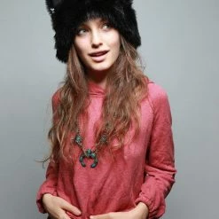 SpiritHoods LLC Mother Meow Faux Fur Hood