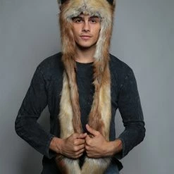 SpiritHoods LLC Red Fox Faux Fur Hood | Men's MENS