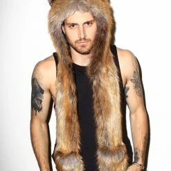 SpiritHoods LLC Red Fox Faux Fur Hood | Men's MENS