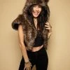SpiritHoods LLC Savannah Cat Faux Fur SpiritHoods Shawl