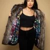 SpiritHoods LLC Bart Cooper Grey Wolf Faux Fur Coat Artist Edition