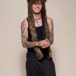 SpiritHoods LLC Savannah Cat Collector Edition Faux Fur Hood | Men's FESTIVAL SALE
