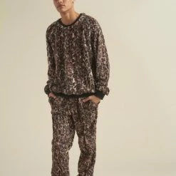 SpiritHoods LLC NEW Bobcat ULTRA SOFT Faux Fur Sweatpants | Men's