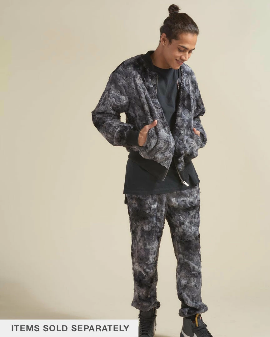 SpiritHoods LLC Shark ULTRA SOFT Faux Fur Bomber Jacket | Men's NEW 7 SpiritHoods LLC Shark ULTRA SOFT Faux Fur Bomber Jacket | Men's NEW