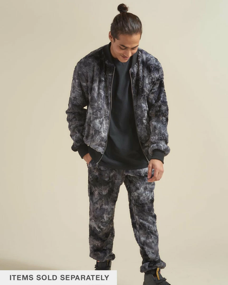 SpiritHoods LLC Shark ULTRA SOFT Faux Fur Bomber Jacket | Men's NEW 2 SpiritHoods LLC Shark ULTRA SOFT Faux Fur Bomber Jacket | Men's NEW