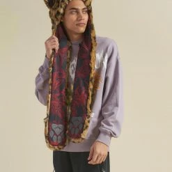 SpiritHoods LLC Jaguar Luxe Collector Edition Faux Fur Hood | Men's DAY TIME STYLE