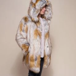 SpiritHoods LLC Arctic Fox Classic Faux Fur Coat | Men's