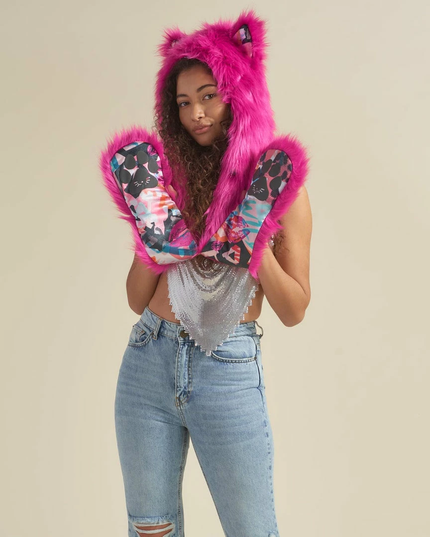 SpiritHoods LLC Lipstick Wolf Collector Edition Faux Fur Hood | Women's 7 SpiritHoods LLC Lipstick Wolf Collector Edition Faux Fur Hood | Women's