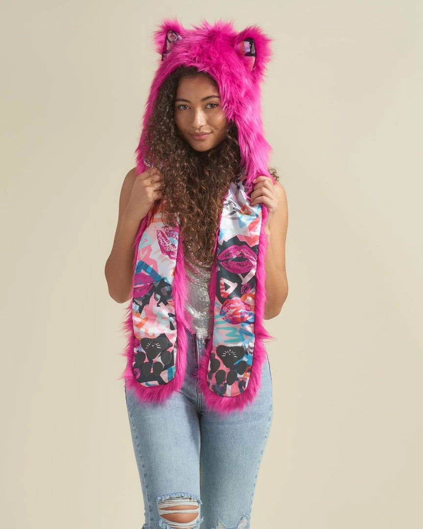 SpiritHoods LLC Lipstick Wolf Collector Edition Faux Fur Hood | Women's 2 SpiritHoods LLC Lipstick Wolf Collector Edition Faux Fur Hood | Women's