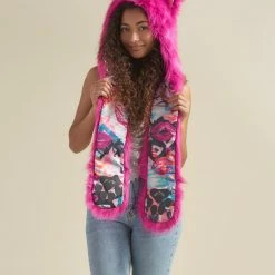 SpiritHoods LLC Lipstick Wolf Collector Edition Faux Fur Hood | Women's 19 SpiritHoods LLC Lipstick Wolf Collector Edition Faux Fur Hood | Women's