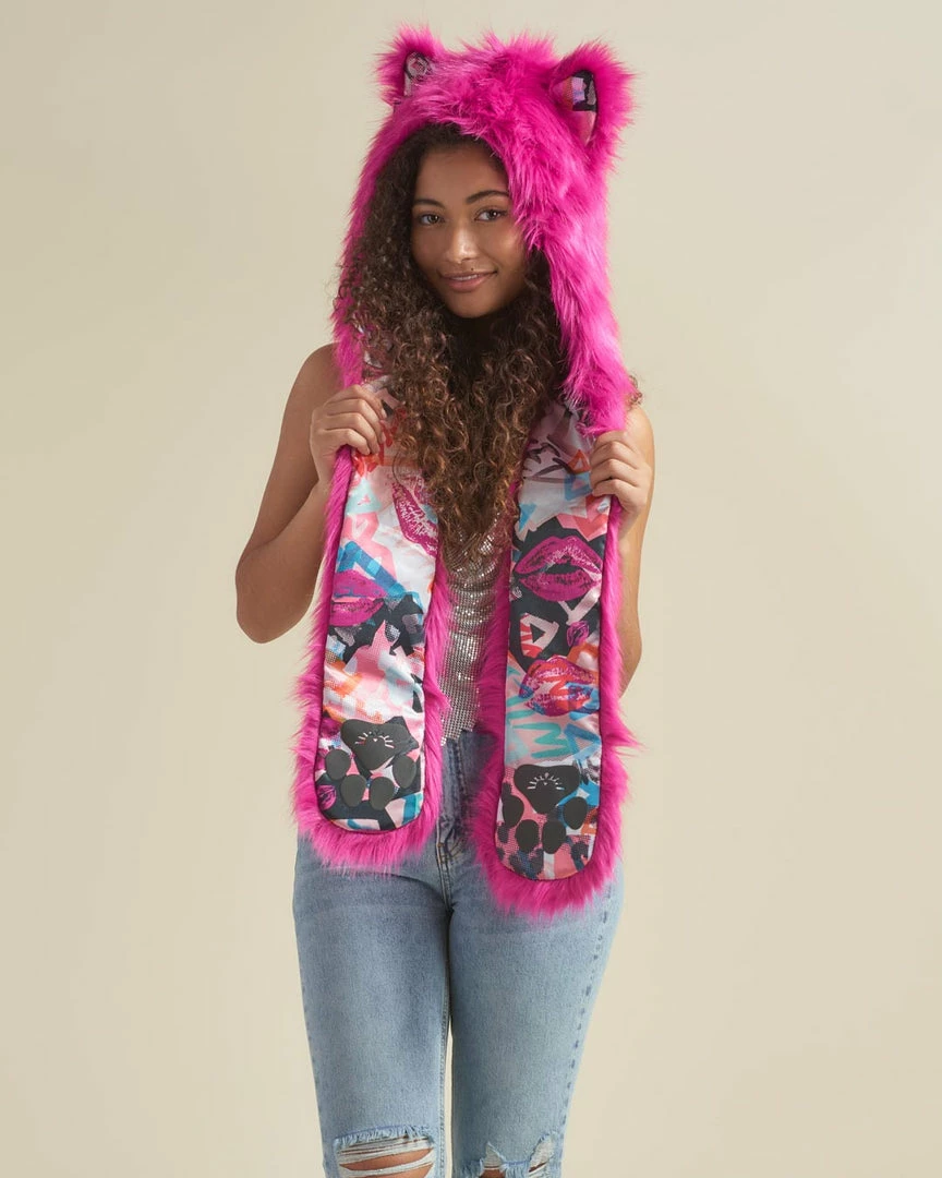 SpiritHoods LLC Lipstick Wolf Collector Edition Faux Fur Hood | Women's 9 SpiritHoods LLC Lipstick Wolf Collector Edition Faux Fur Hood | Women's
