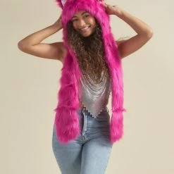 SpiritHoods LLC Lipstick Wolf Collector Edition Faux Fur Hood | Women's 21 SpiritHoods LLC Lipstick Wolf Collector Edition Faux Fur Hood | Women's