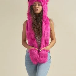 SpiritHoods LLC Lipstick Wolf Collector Edition Faux Fur Hood | Women's 15 SpiritHoods LLC Lipstick Wolf Collector Edition Faux Fur Hood | Women's