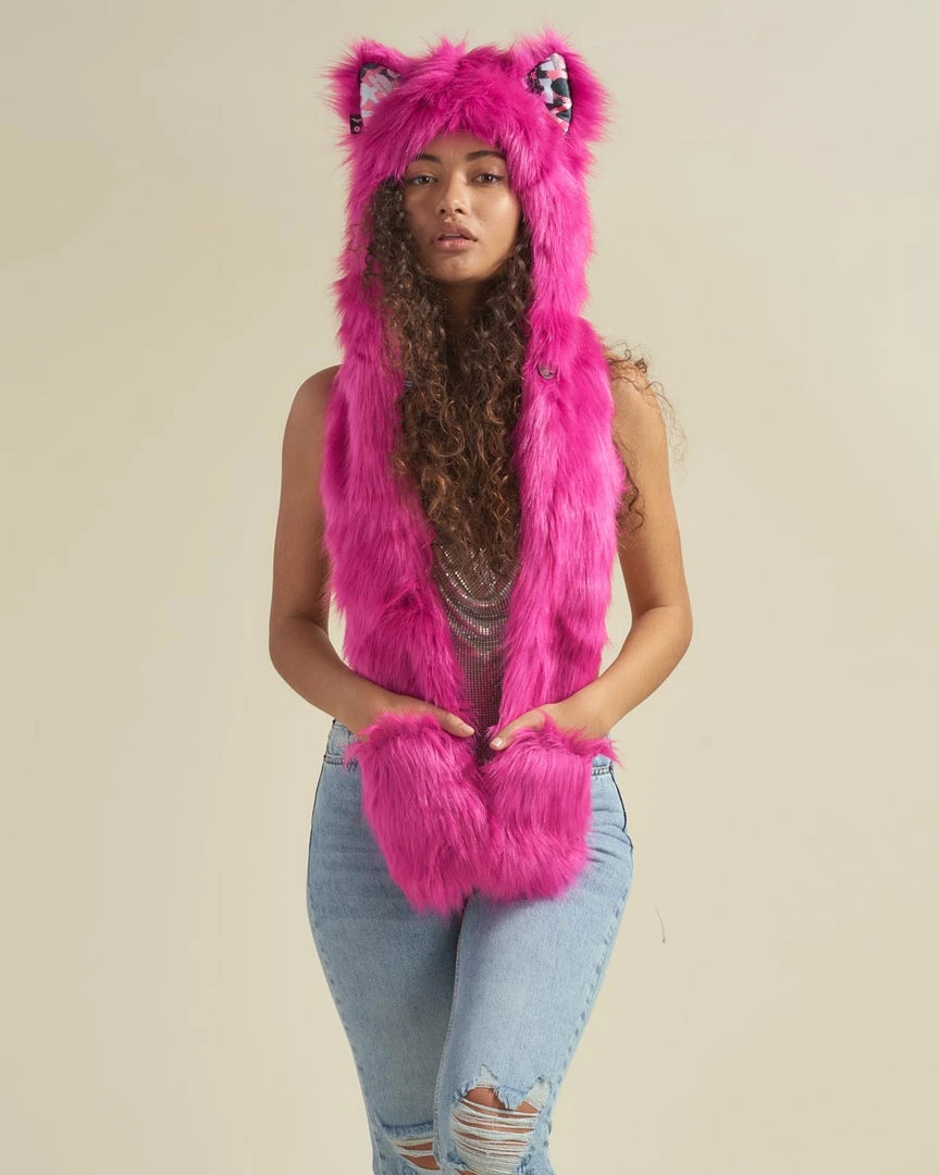 SpiritHoods LLC Lipstick Wolf Collector Edition Faux Fur Hood | Women's 5 SpiritHoods LLC Lipstick Wolf Collector Edition Faux Fur Hood | Women's