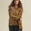 SpiritHoods LLC Cheetah ULTRA SOFT Faux Fur Sweater | Women's NEW