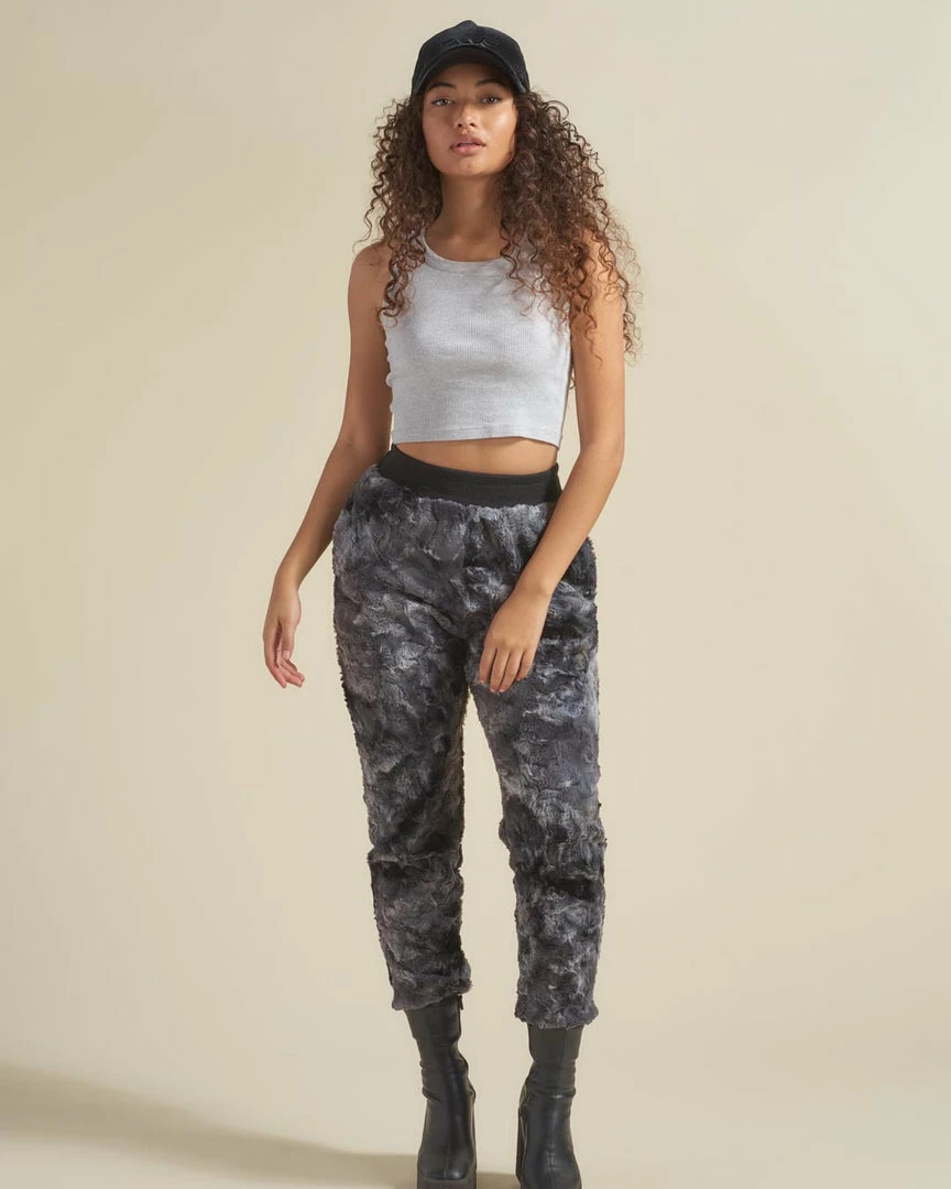 SpiritHoods LLC NEW Shark ULTRA SOFT Faux Fur Sweatpants | Women's 9 SpiritHoods LLC NEW Shark ULTRA SOFT Faux Fur Sweatpants | Women's