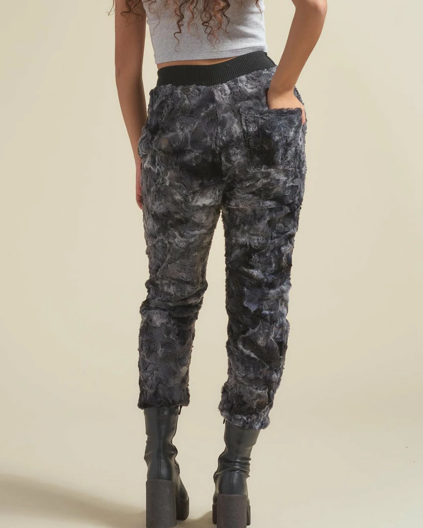 SpiritHoods LLC NEW Shark ULTRA SOFT Faux Fur Sweatpants | Women's 3 SpiritHoods LLC NEW Shark ULTRA SOFT Faux Fur Sweatpants | Women's