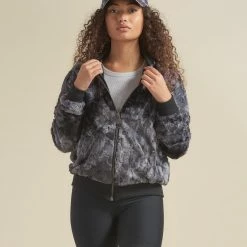 SpiritHoods LLC Shark ULTRA SOFT Faux Fur Bomber Jacket | Women's 17 SpiritHoods LLC Shark ULTRA SOFT Faux Fur Bomber Jacket | Women's