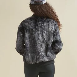 SpiritHoods LLC Shark ULTRA SOFT Faux Fur Bomber Jacket | Women's 13 SpiritHoods LLC Shark ULTRA SOFT Faux Fur Bomber Jacket | Women's