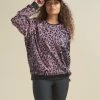 SpiritHoods LLC NEW Lavender Leopard ULTRA SOFT Faux Fur Sweater | Women's