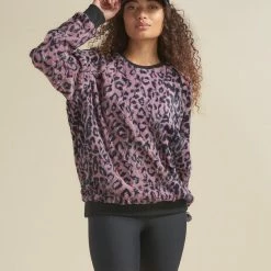SpiritHoods LLC NEW Lavender Leopard ULTRA SOFT Faux Fur Sweater | Women's
