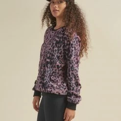 SpiritHoods LLC NEW Lavender Leopard ULTRA SOFT Faux Fur Sweater | Women's