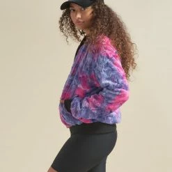 SpiritHoods LLC Cotton Candy Kitty ULTRA SOFT Faux Fur Bomber Jacket | Women's NEW