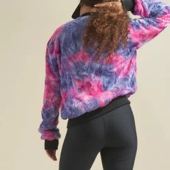 SpiritHoods LLC Cotton Candy Kitty ULTRA SOFT Faux Fur Bomber Jacket | Women's NEW