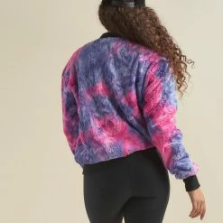 SpiritHoods LLC Cotton Candy Kitty ULTRA SOFT Faux Fur Bomber Jacket | Women's NEW