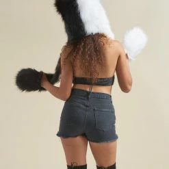 SpiritHoods LLC Artist Edition Lora Zombie The One You Feed Wolf Faux Fur Hood | Women's 17 SpiritHoods LLC Artist Edition Lora Zombie The One You Feed Wolf Faux Fur Hood | Women's