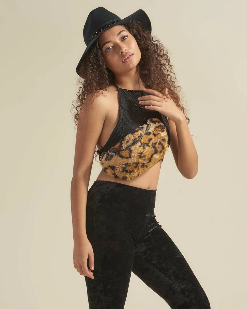 SpiritHoods LLC FESTIVAL Cheetah ULTRA SOFT Faux Fur Fanny Pack 2 SpiritHoods LLC FESTIVAL Cheetah ULTRA SOFT Faux Fur Fanny Pack
