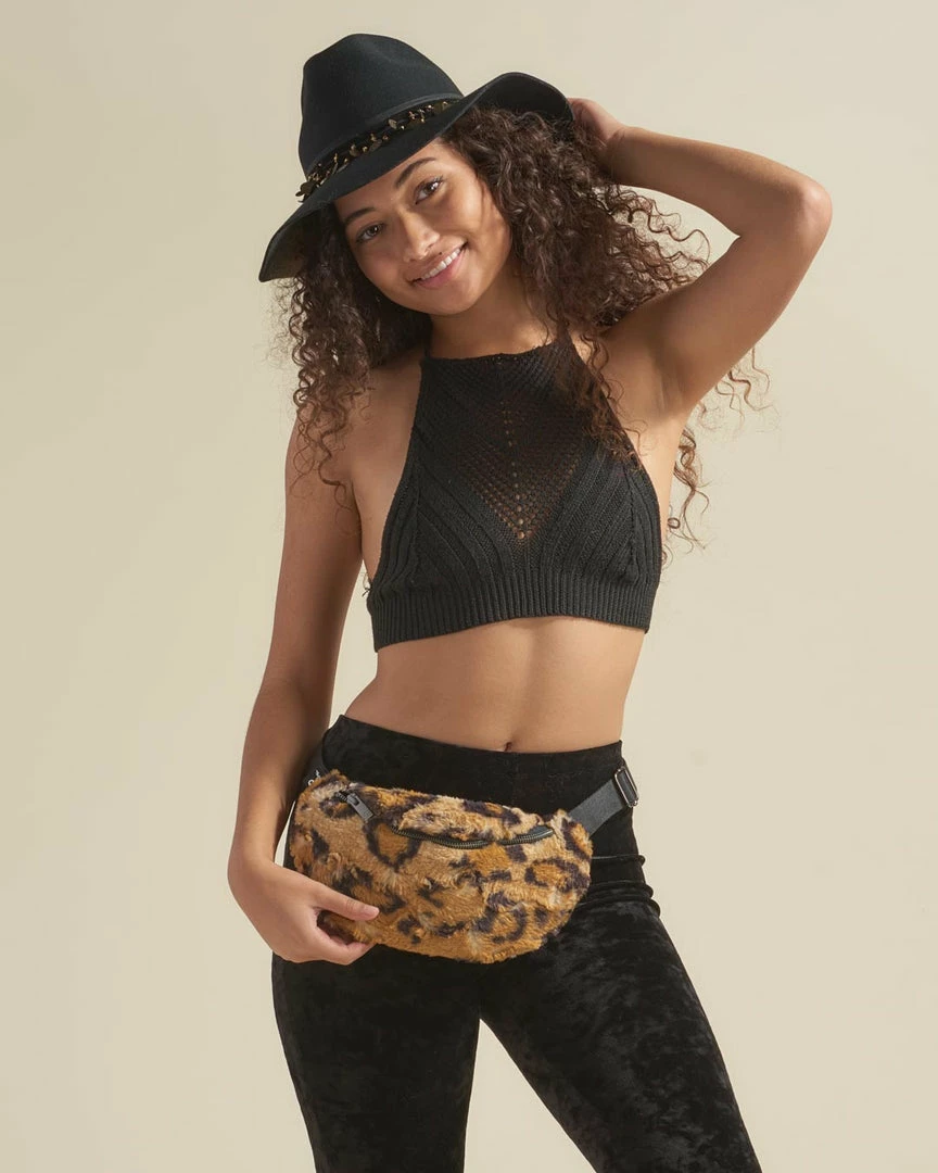 SpiritHoods LLC FESTIVAL Cheetah ULTRA SOFT Faux Fur Fanny Pack 4 SpiritHoods LLC FESTIVAL Cheetah ULTRA SOFT Faux Fur Fanny Pack